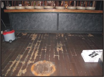 Garage Floor Before the Pro Garage Floor Covering.